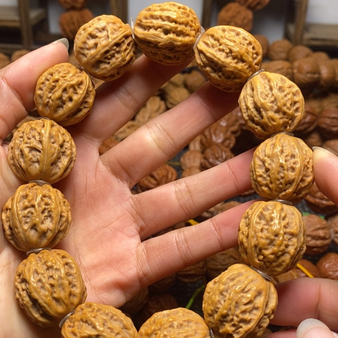 文玩核桃手串麻花八棱手串