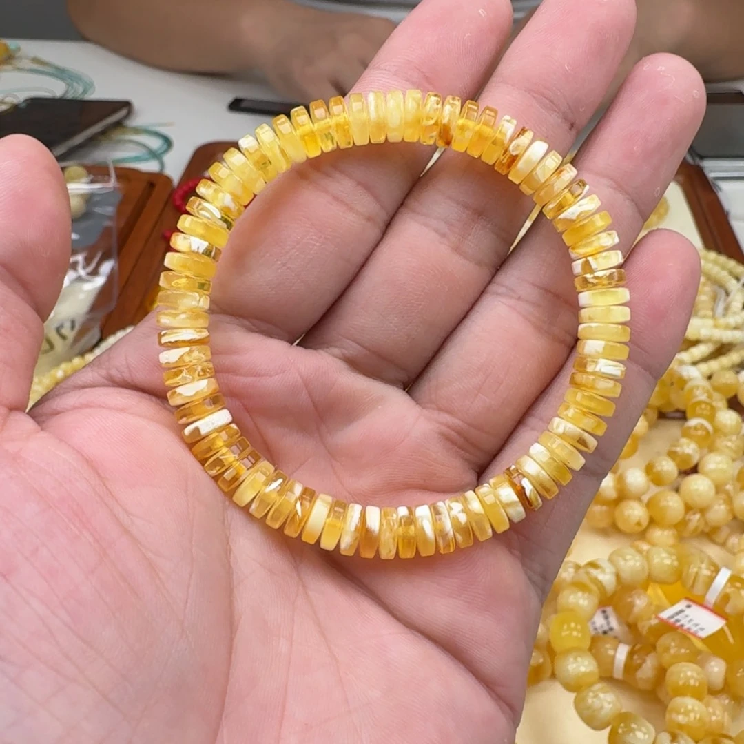 手链琥珀未镶嵌蜜蜡手串