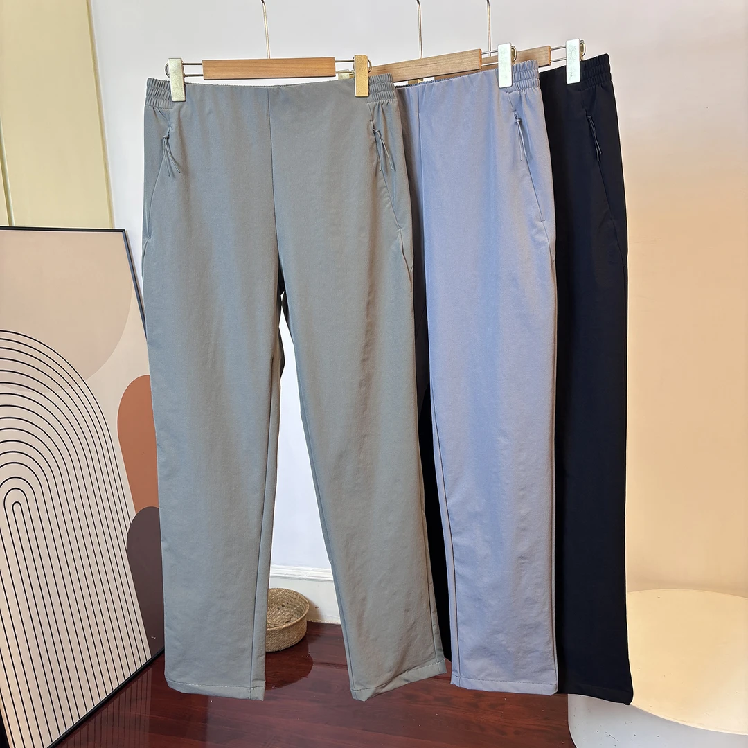 户外机能风 弹力透气男士初秋春夏轻量防水直筒运动商务休闲裤潮