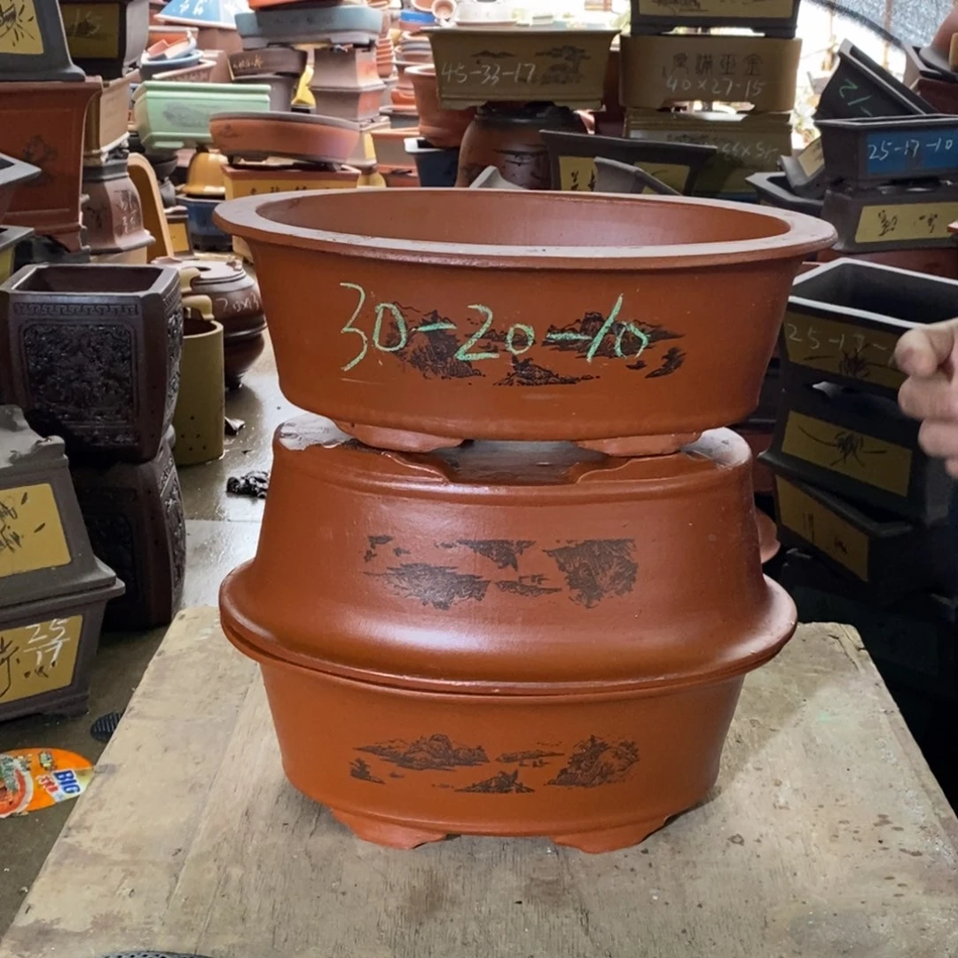 紫砂花盆紫砂紫砂