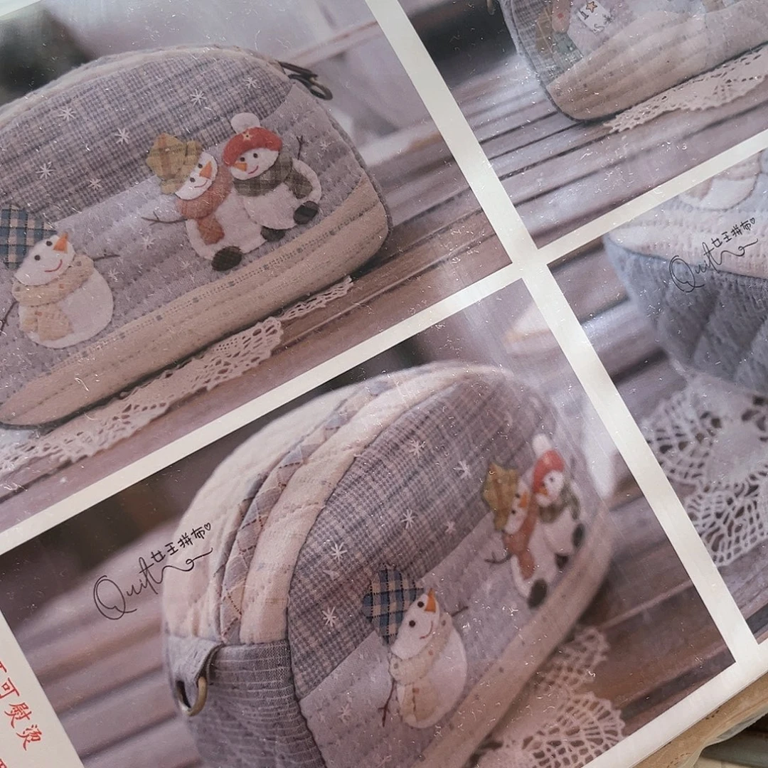 L****绸缎小雪人背包材料包1