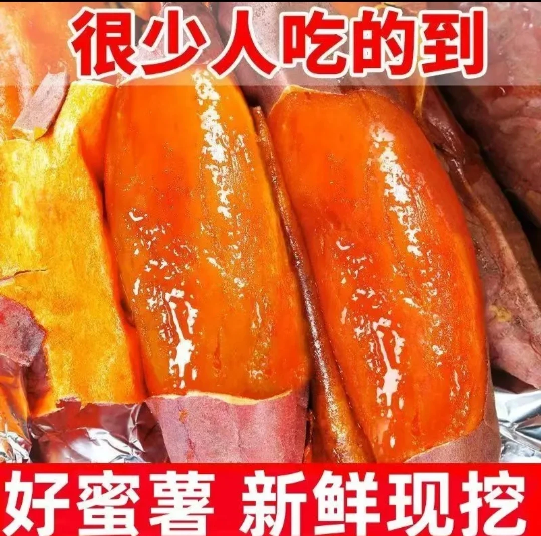 山东烟薯25号蜜薯新鲜现挖香甜糖心流油