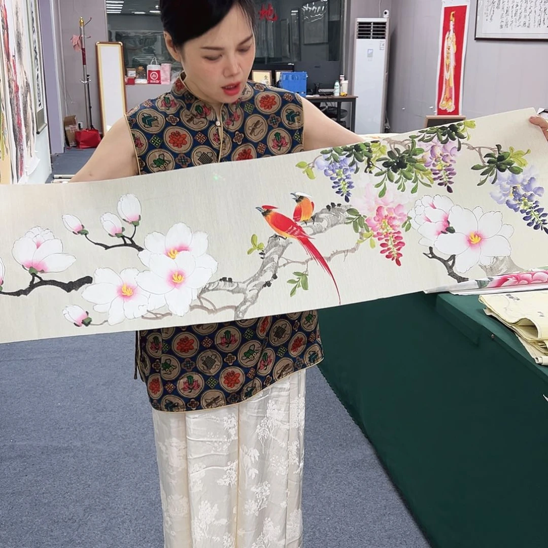 国画宣纸国画纯手绘作品