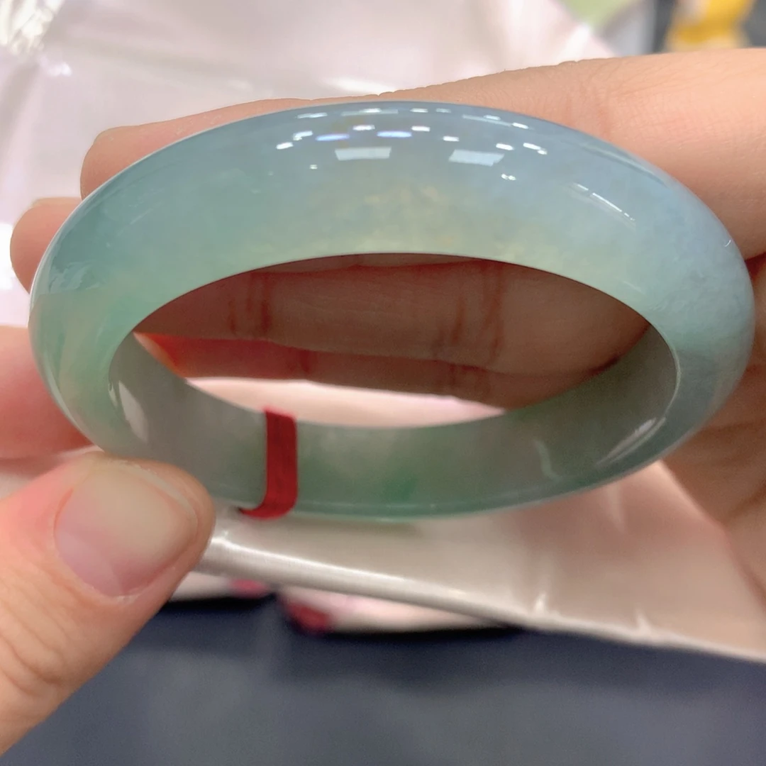 翡翠未镶嵌手镯翡翠34