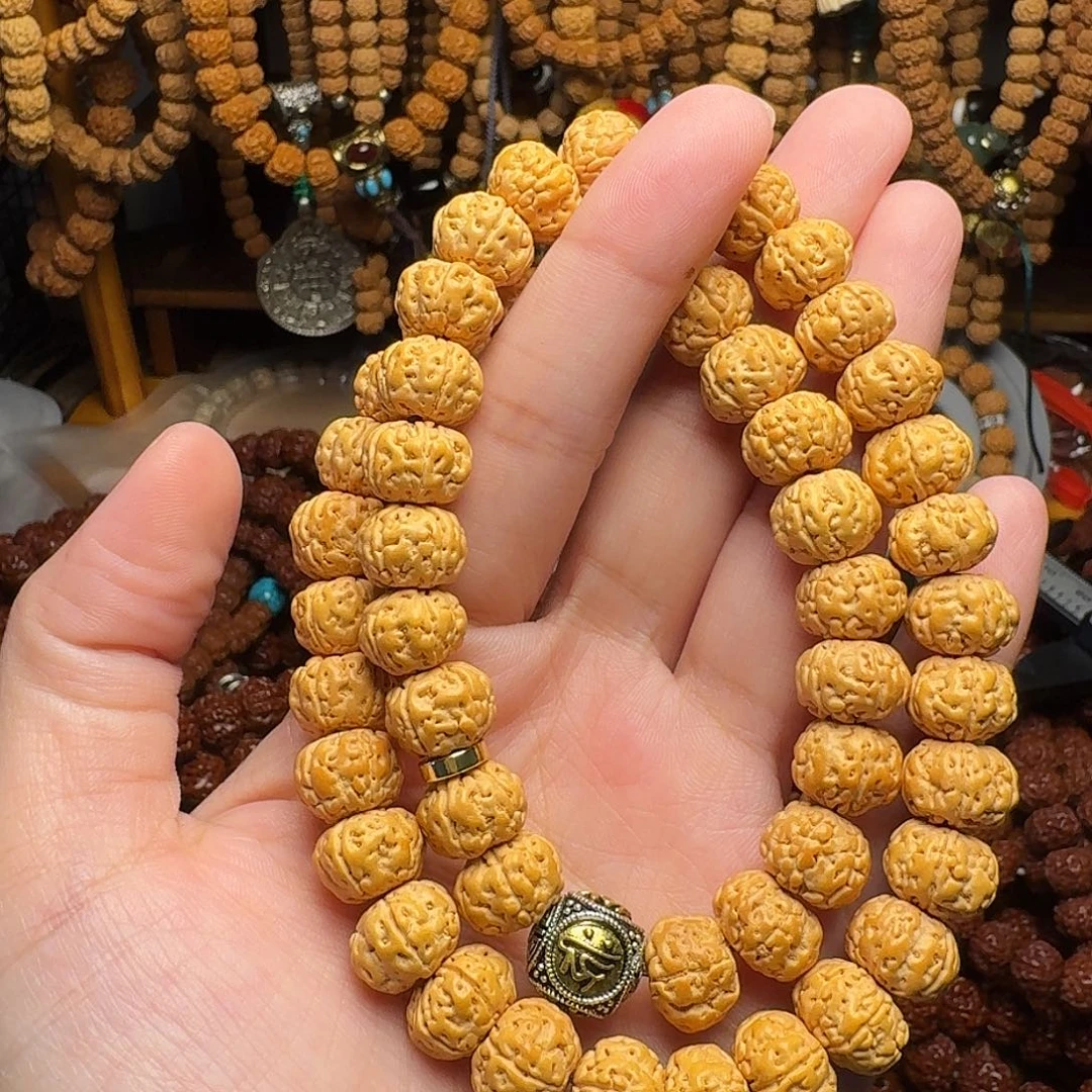 金刚菩提吊坠11双圈原皮