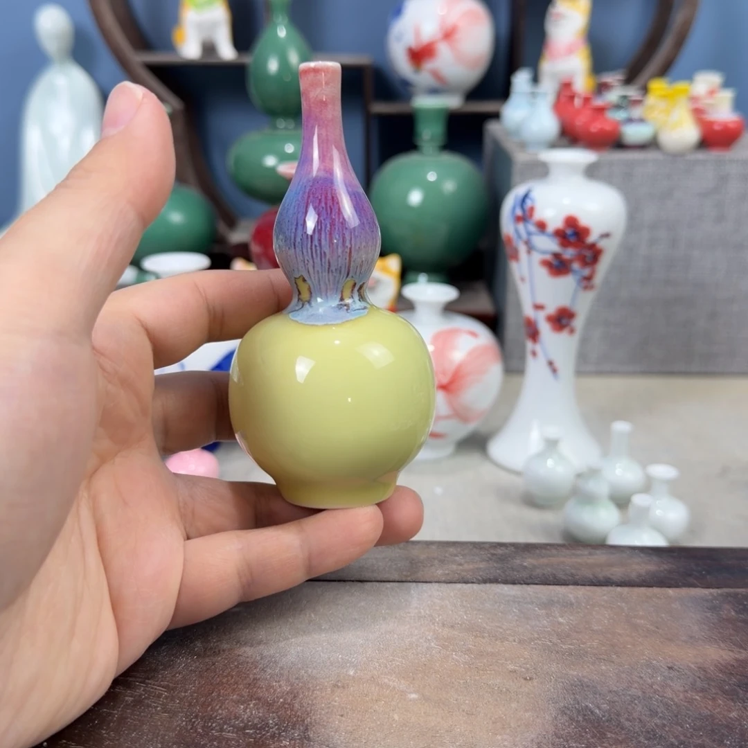 陶瓷手工小花器摆件
