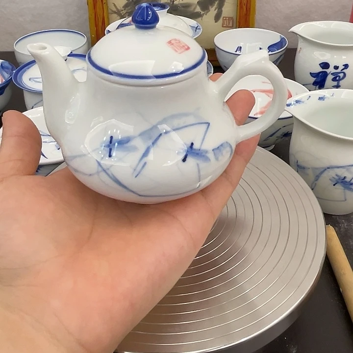 风***手工手绘陶瓷作品