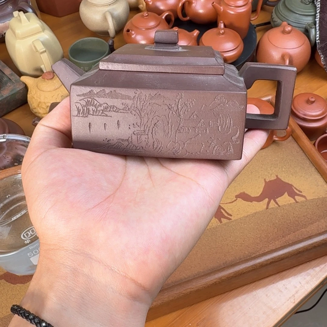 茶壶紫砂紫砂壶半手工