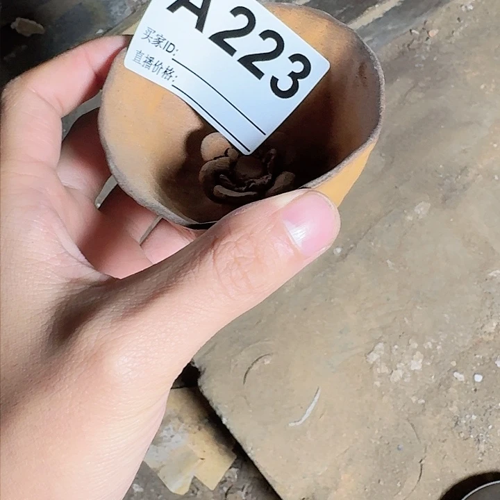 紫砂茶壶白*琛坭兴陶柴烧