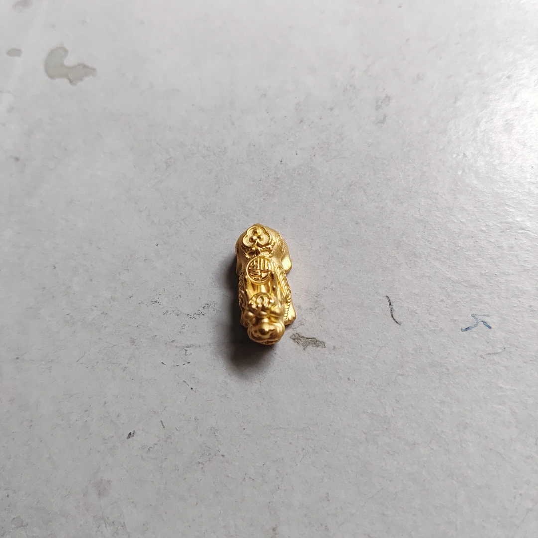 金元宝足金999貔貅珠子首饰