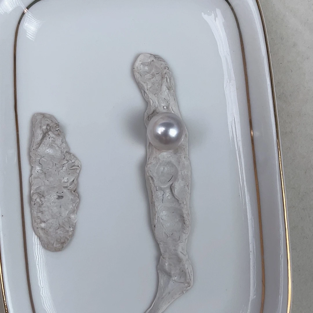 未镶嵌澳白单珠11.7mm海水珍珠