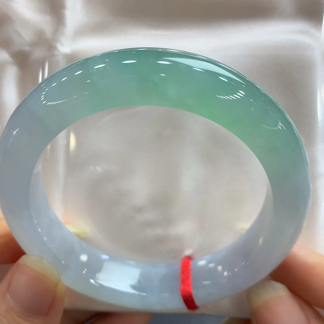 翡翠未镶嵌手镯翡翠手镯56.5