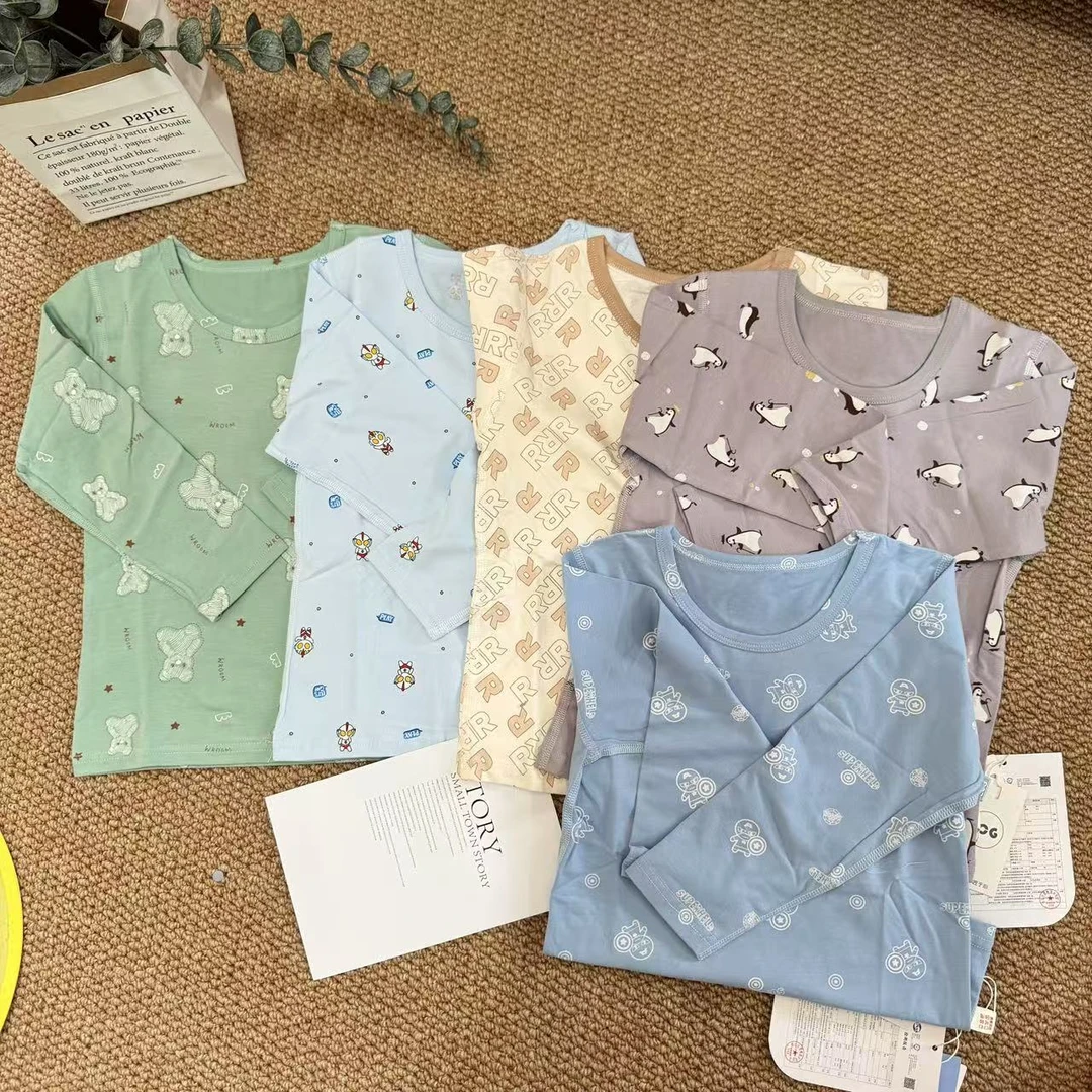 靓彩果莱卡无骨单上衣秋衣T(110-120)