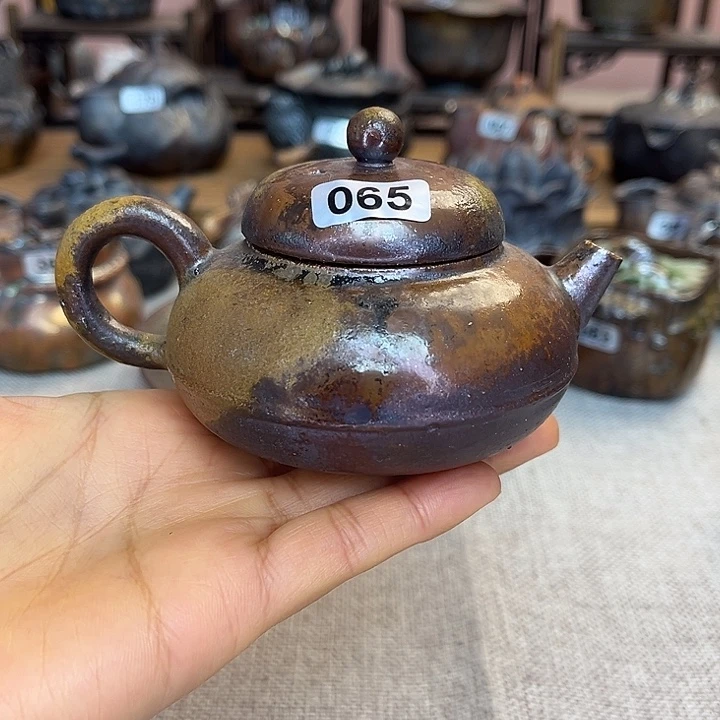 裸柴烧陶瓷手工茶器