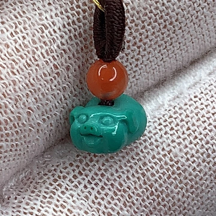 绿松石挂件未镶嵌