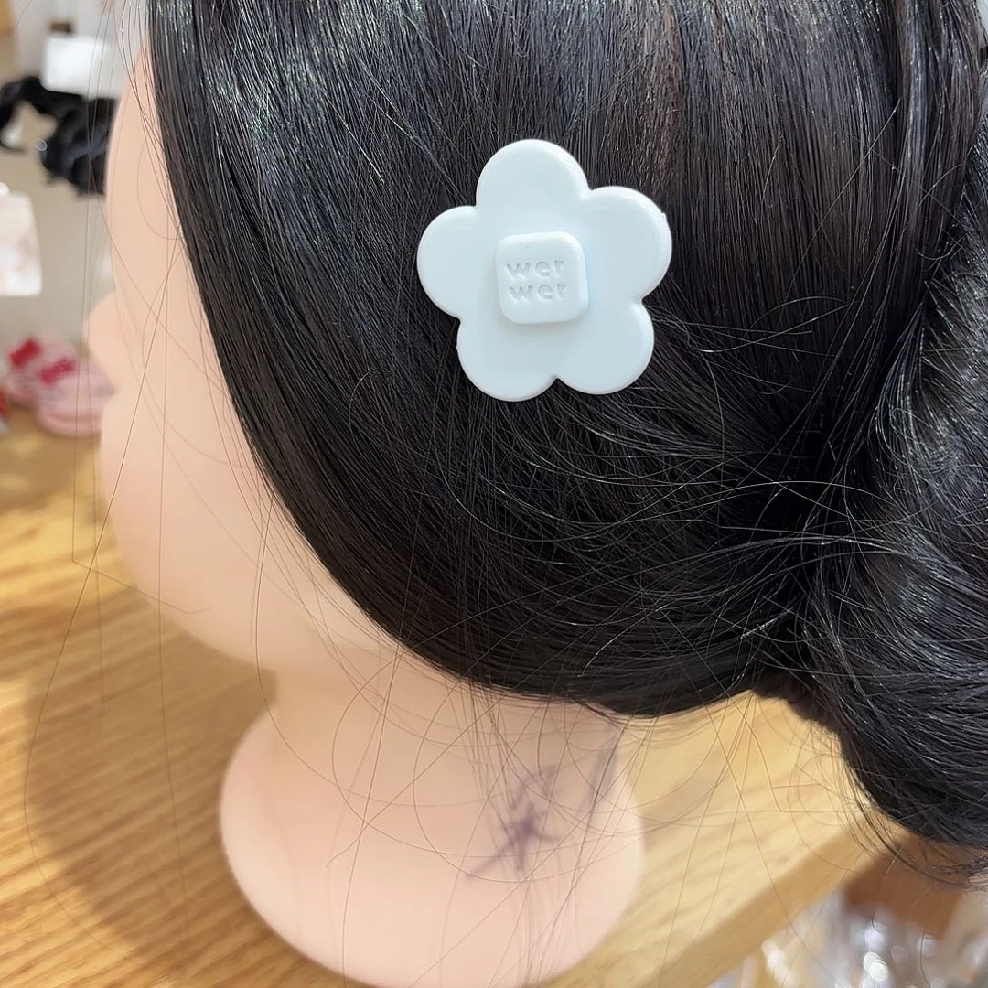 皮质铁合金小号蓝色花朵