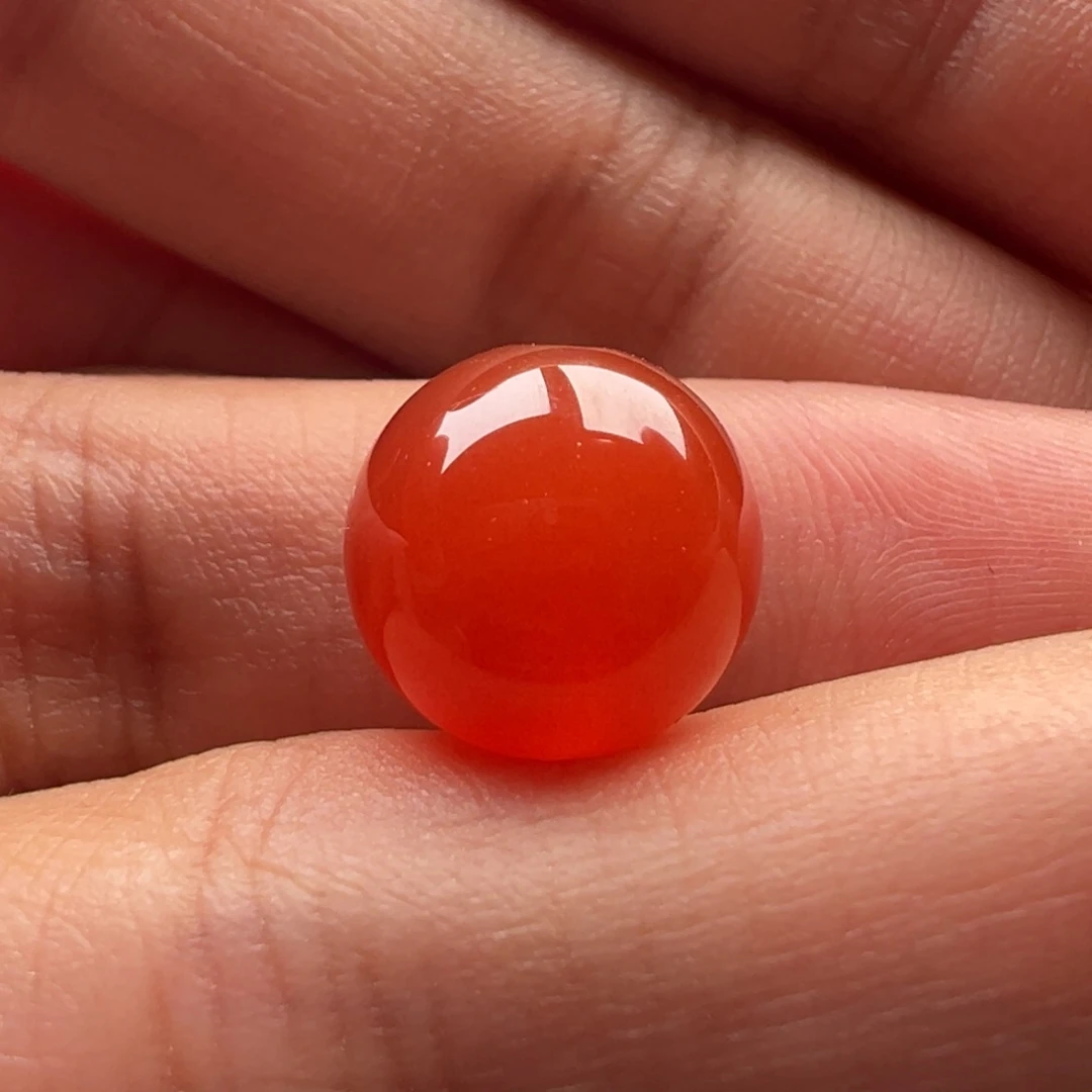 南红玛瑙圆珠12.1未镶嵌