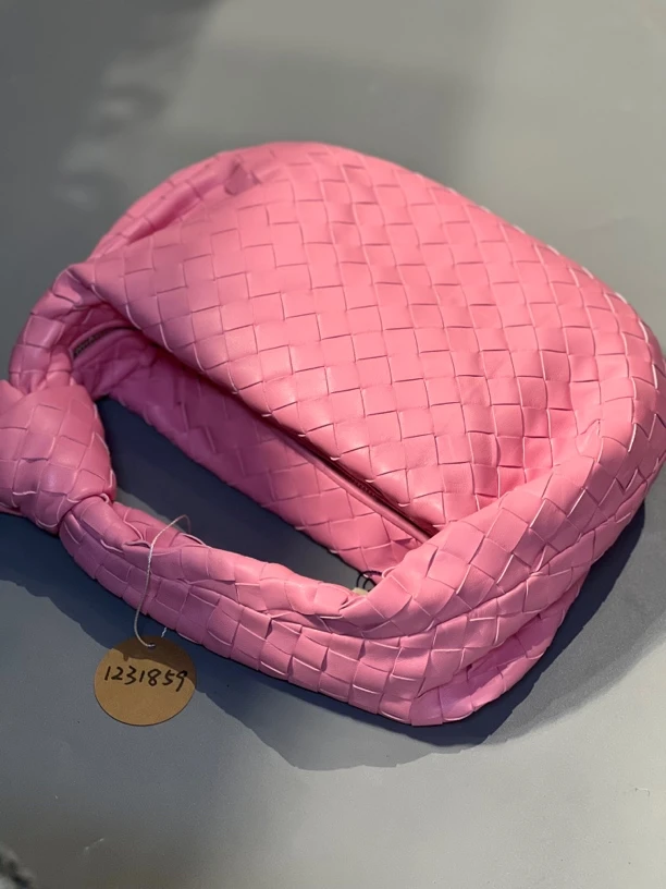 95新 BOTTEGA VENETA/葆蝶家 夏七中古/粉jodie/手提包1231859