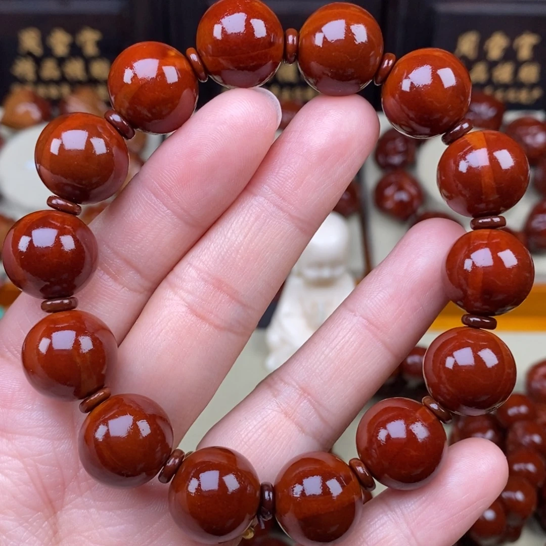 吊坠橄榄核正圆光珠