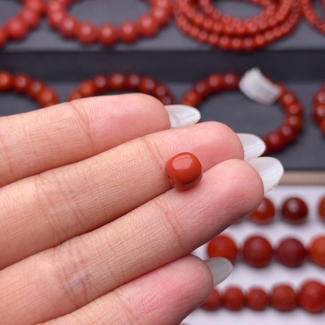 M***a南红玛瑙未镶嵌手串Y7.8mm老型单珠