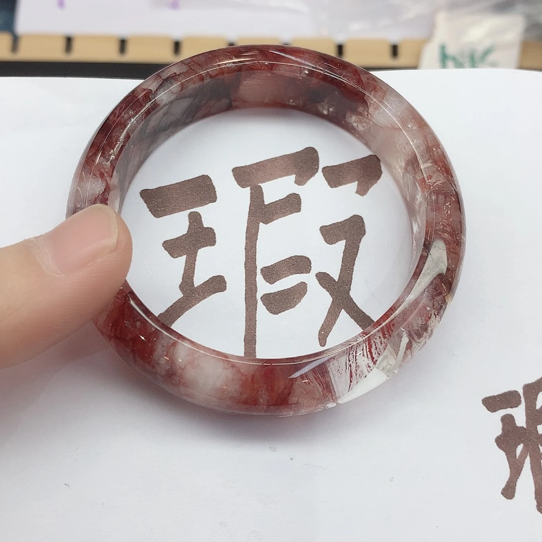 水晶手镯未镶嵌098（瑕疵5253