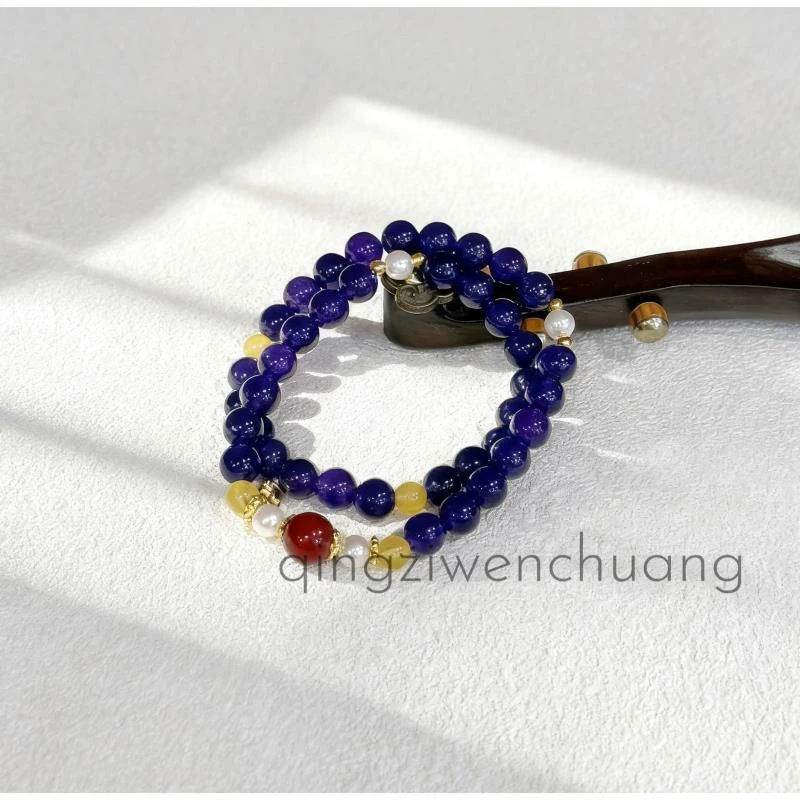 DL 1325-时尚手链配贝珠福牌