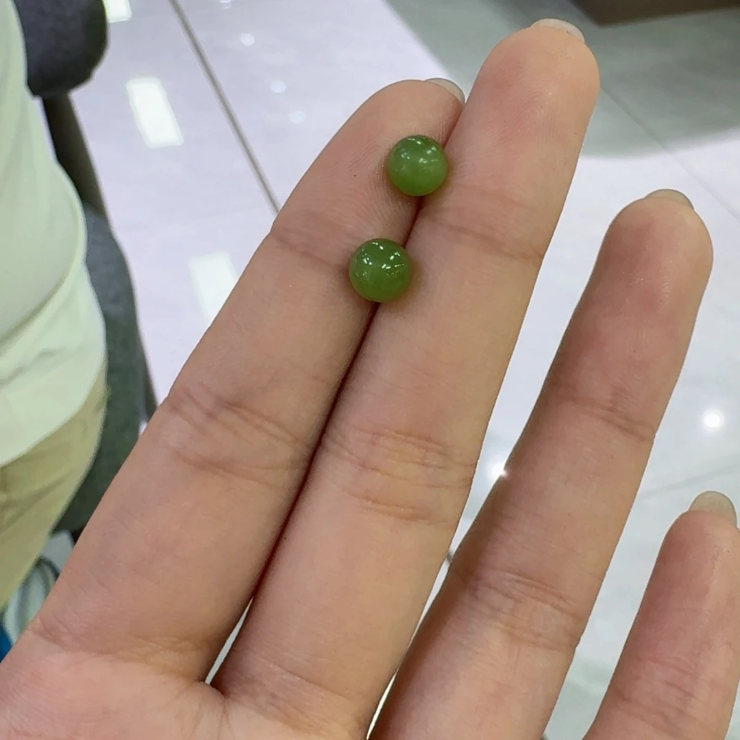 和田玉银S925镶嵌耳饰多样性发货拍一发一