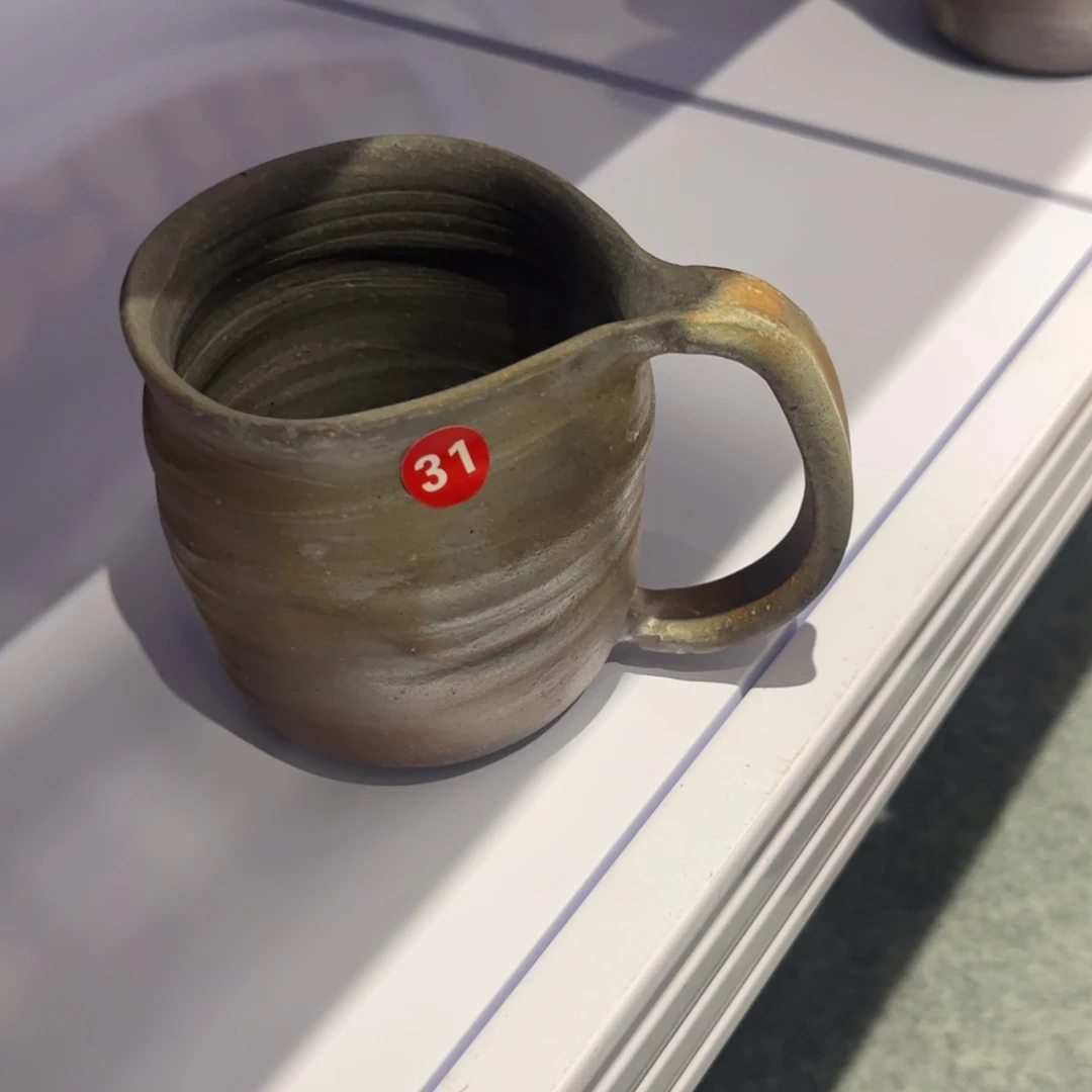 陈***长备前烧茶杯茶盘的