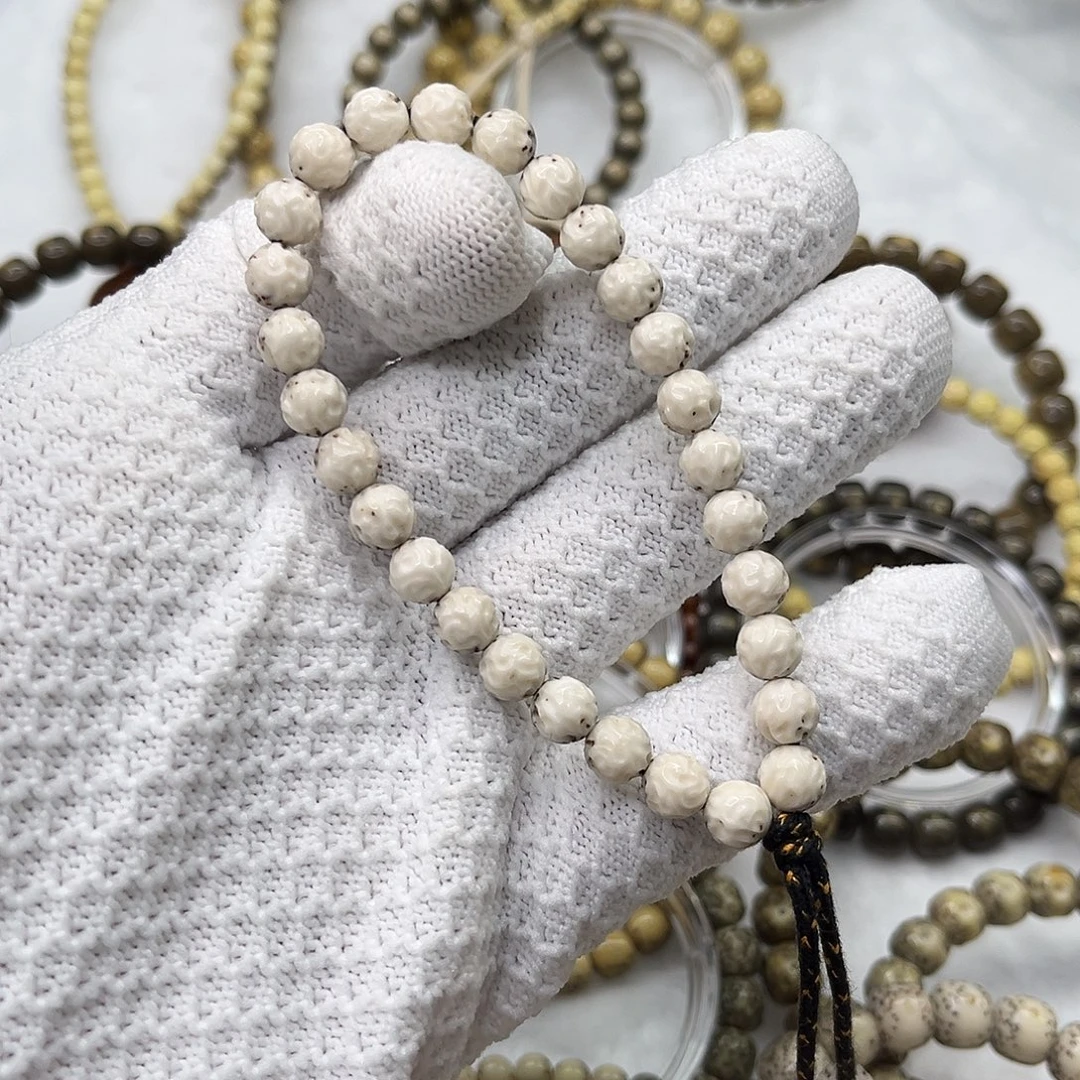 吊坠星月菩提超半壁瓷白无相