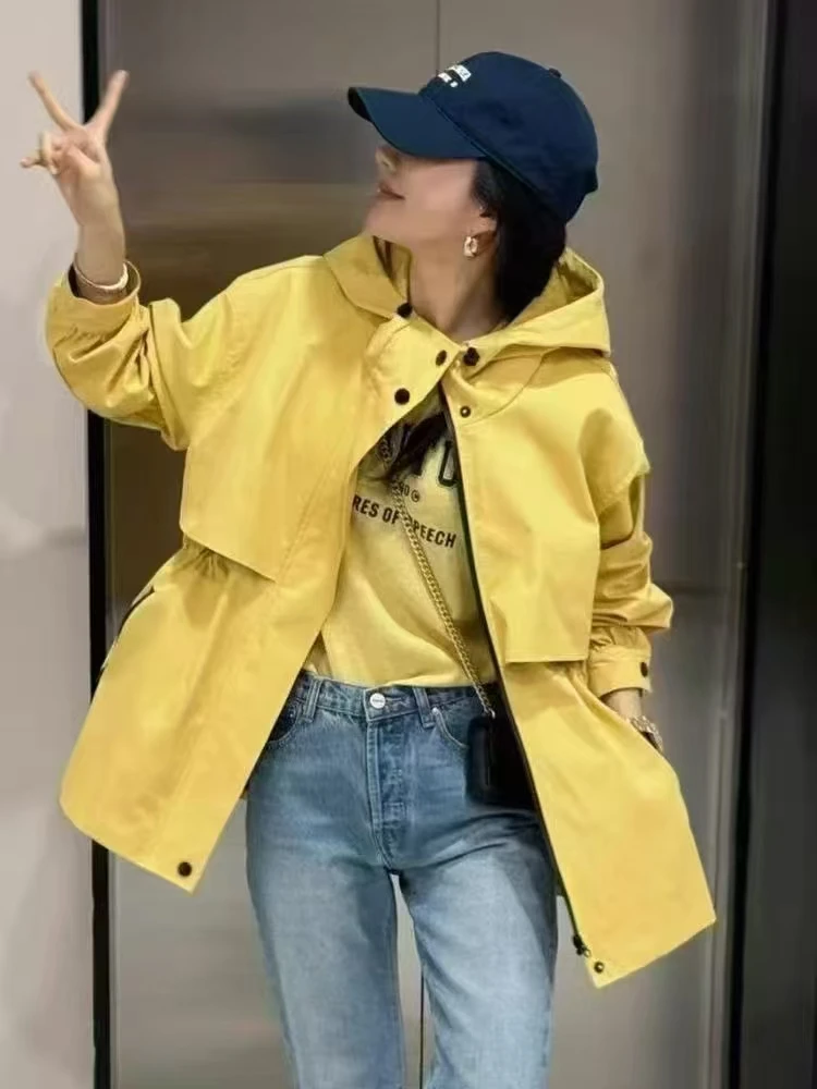 2025欧货春装新款中版风衣