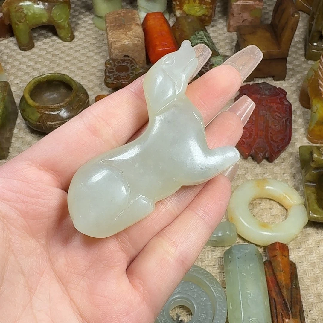 白玉菩提吊坠挂件