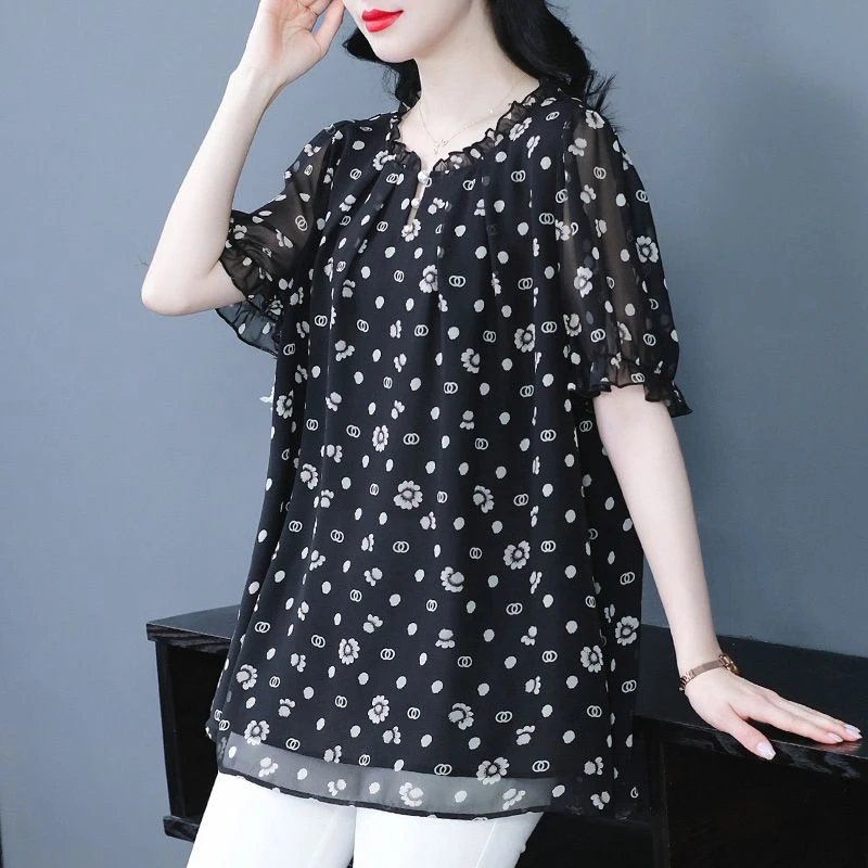 女夏季妈妈装短袖240298