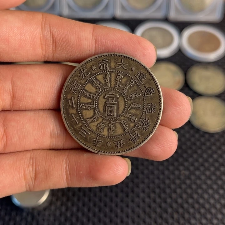 金属大头龙洋船洋工艺品
