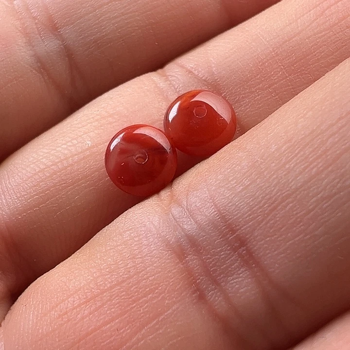 南红玛瑙未镶嵌珠子