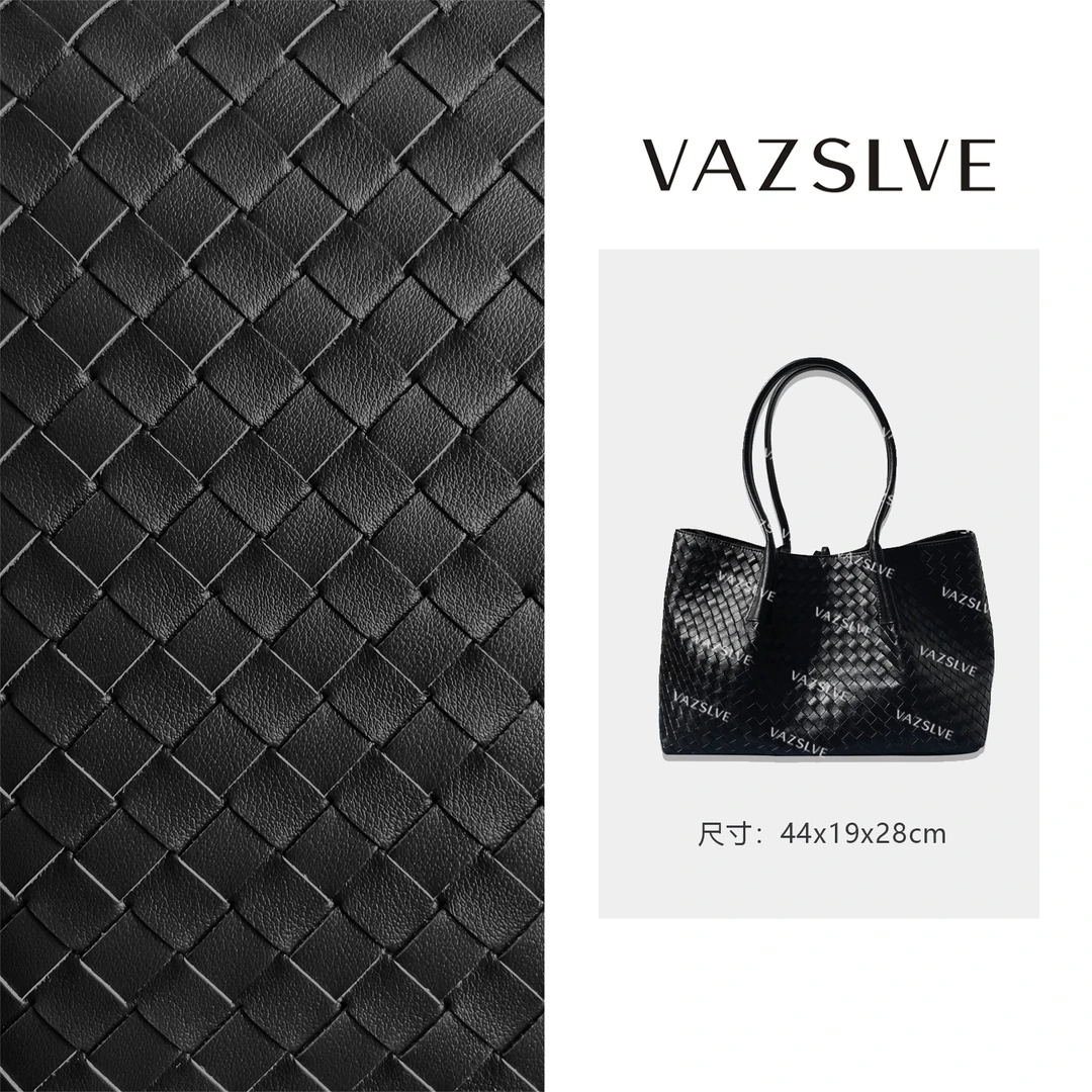 J-6447(大号）-黑色 小香风气质条纹设计师韩版斜跨轻奢女包