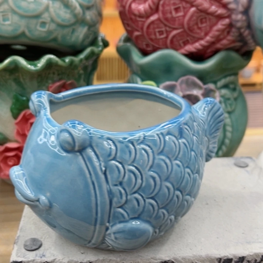 【闪购商品】陶瓷花盆