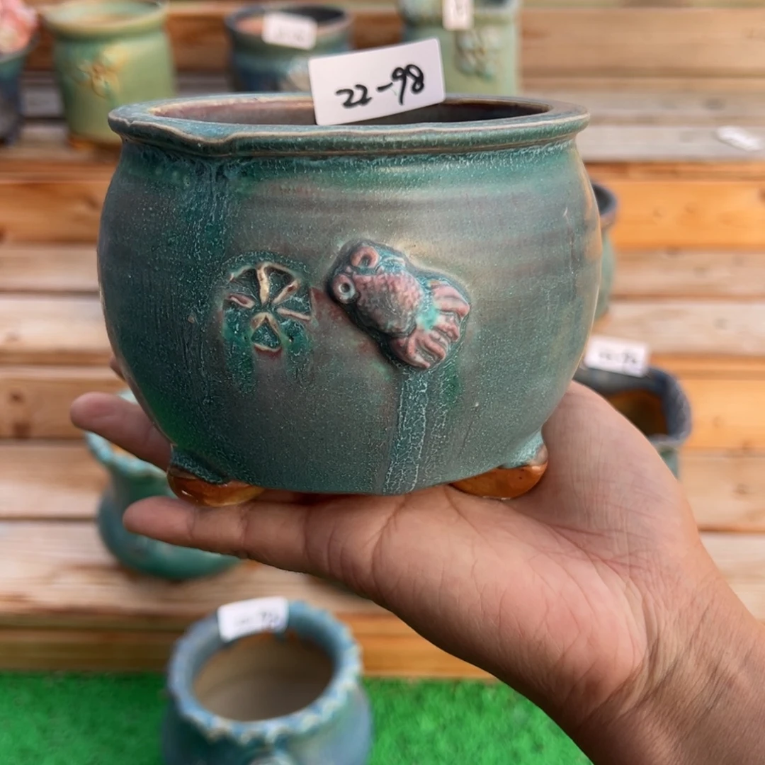 22-98花盆小鹿园艺