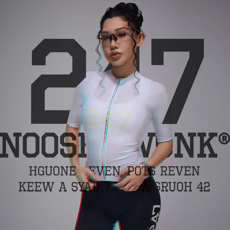 247KMS「TECH系列」骑行服男女同款夏季时尚速干透气干爽上衣