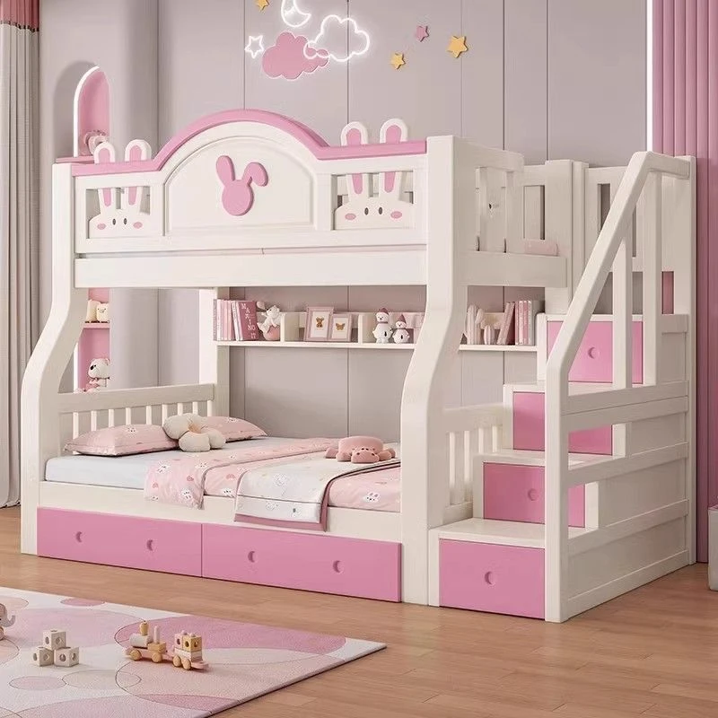 2025上下床双层床全实木子母床两层儿童床组合上下铺小户型姐2025
