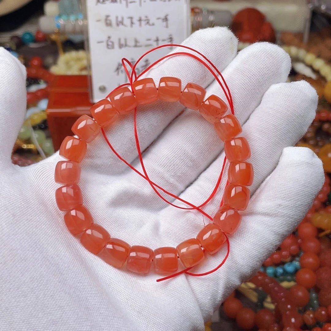 玛瑙/玉髓手链合金达*团45622