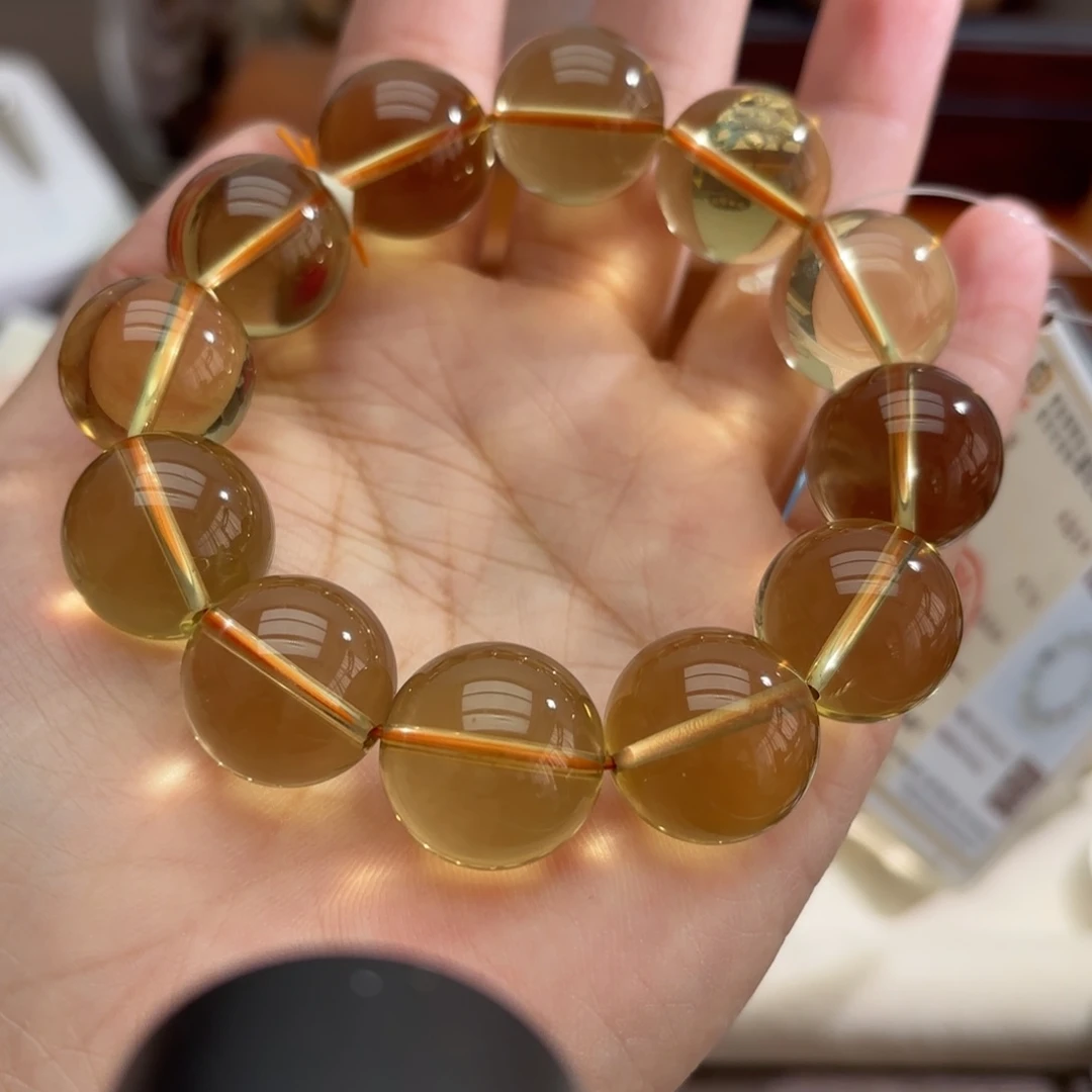 未镶嵌手链水晶黄水晶