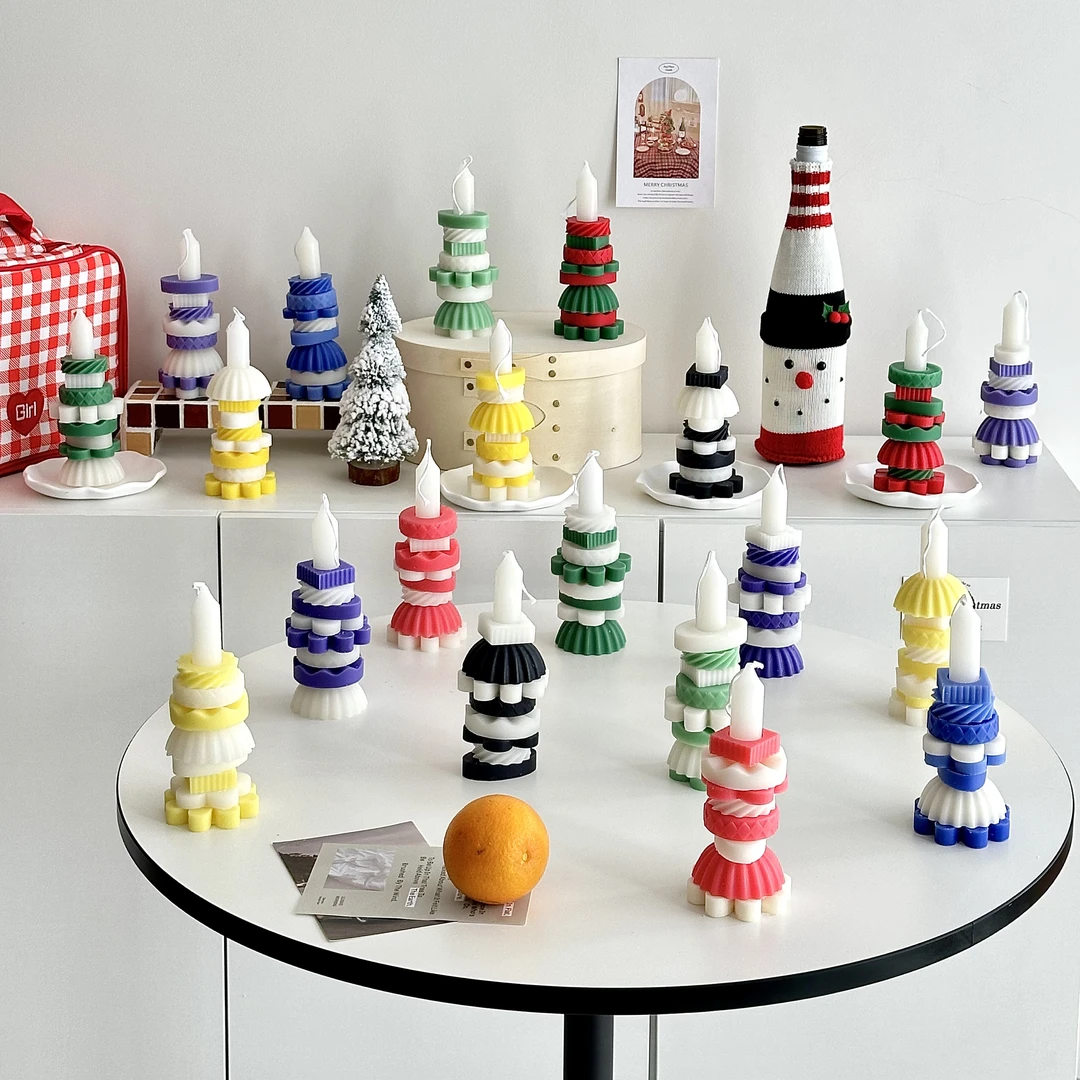 赤雅韵坊叠叠乐堆堆乐香薰蜡烛