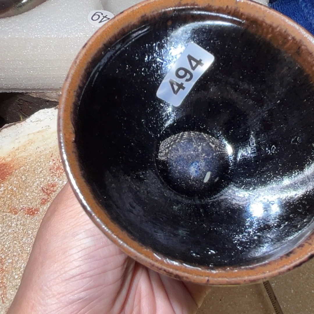 皇***朝茶盏全手工原矿原釉建盏