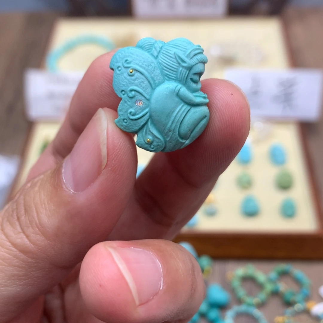 绿松石未镶嵌24配饰