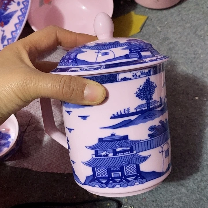摆件陶红稀土梧桐办公杯