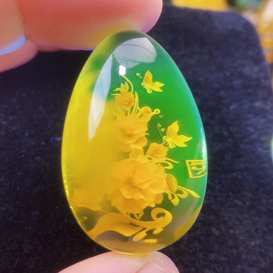 【闪购商品】未镶嵌吊坠(不含链)金珀