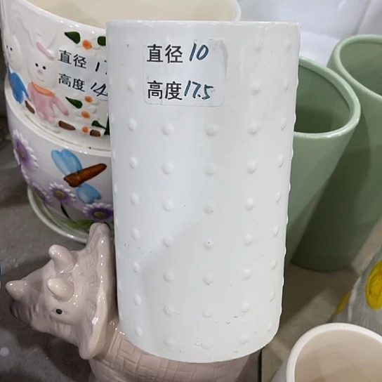 多肉绿植陶瓷花盆9:9包邮，有孔