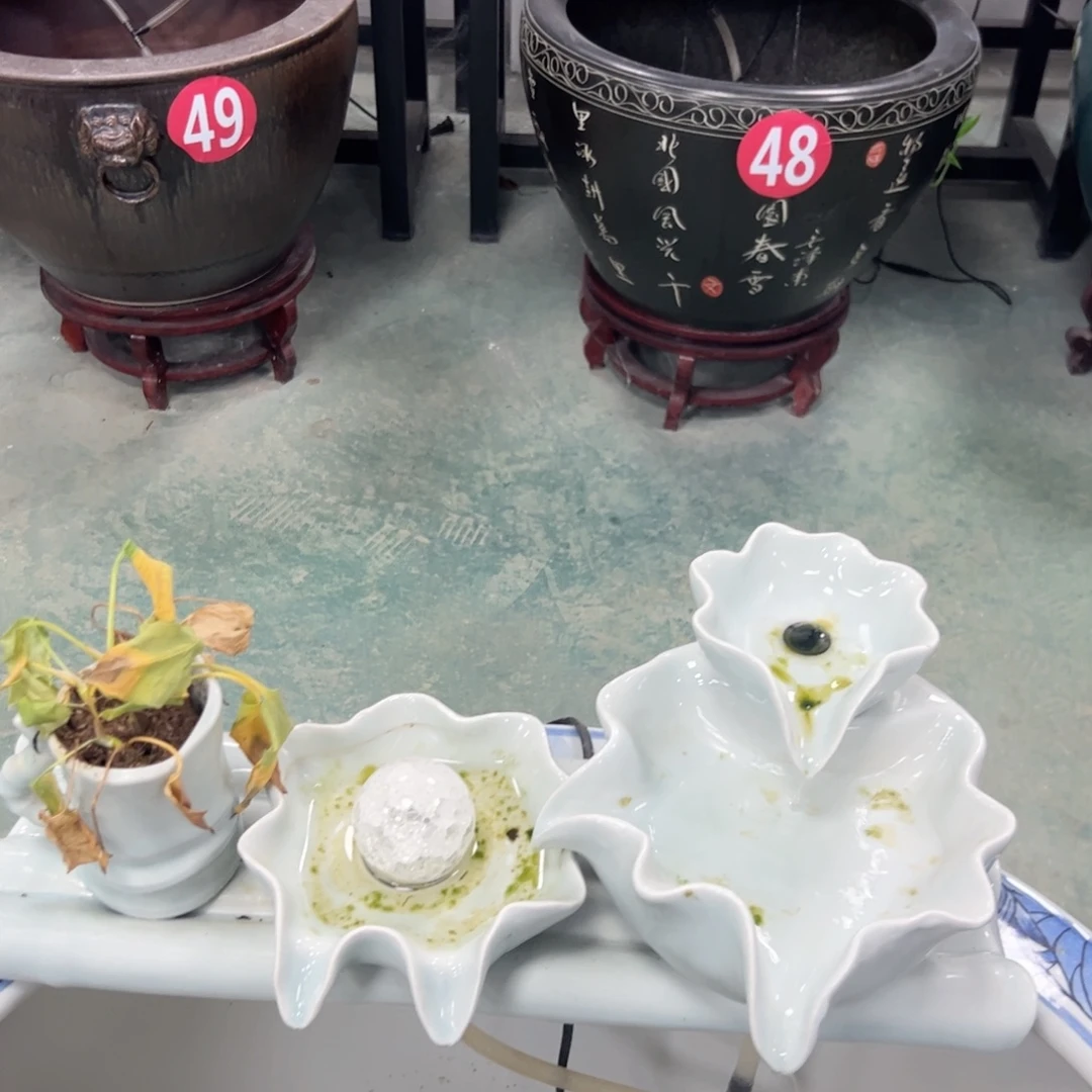 瓷片流水摆件➕雾化