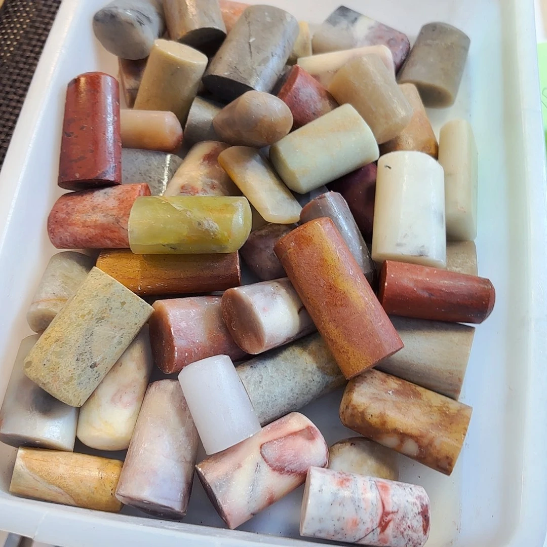 嵩***成青田石印石苹果等新