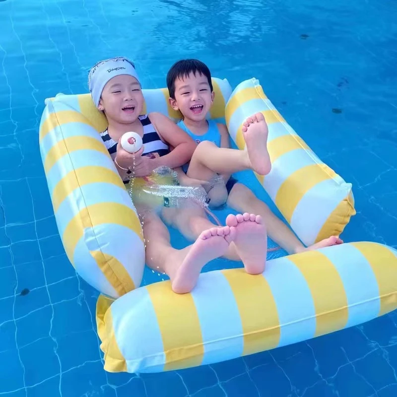 【水上充气浮床】游泳圈浮排儿童充气躺椅水上漂浮宝宝海边玩水浮垫